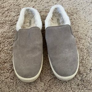 Gray Slip on Toms